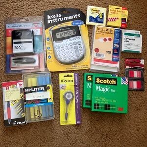 Office supplies, School Supplies Bundle
